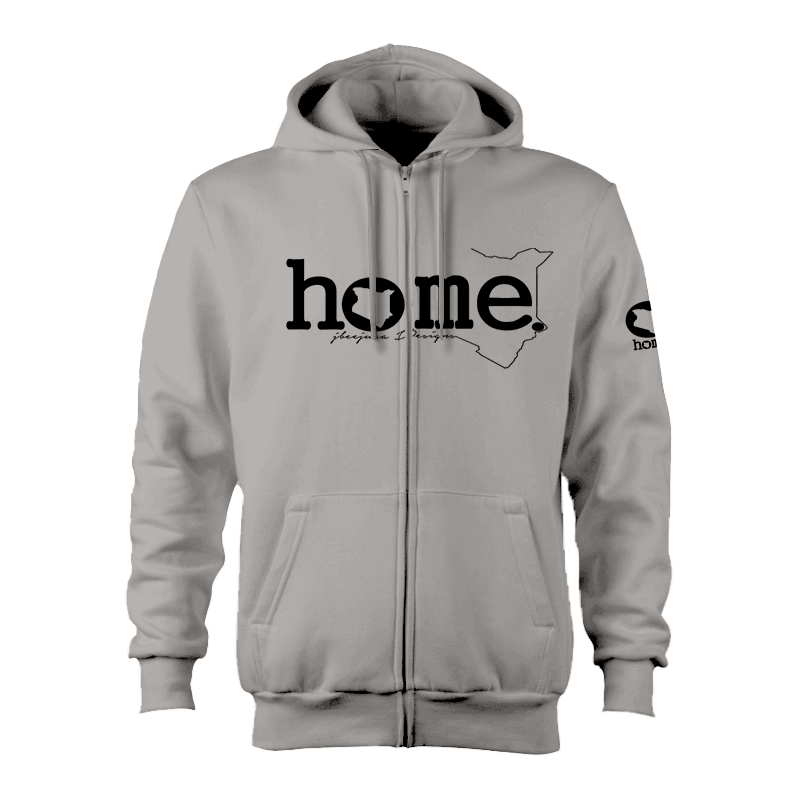 Zip-up Hoodie  - Light Grey (Heavy Fabric)