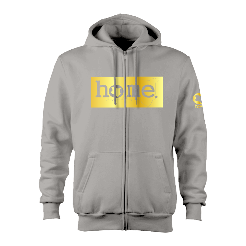 Zip-up Hoodie  - Light Grey (Heavy Fabric)