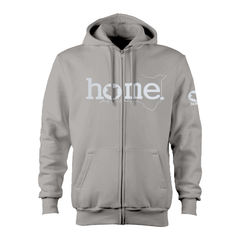 Zip-up Hoodie  - Light Grey (Heavy Fabric)