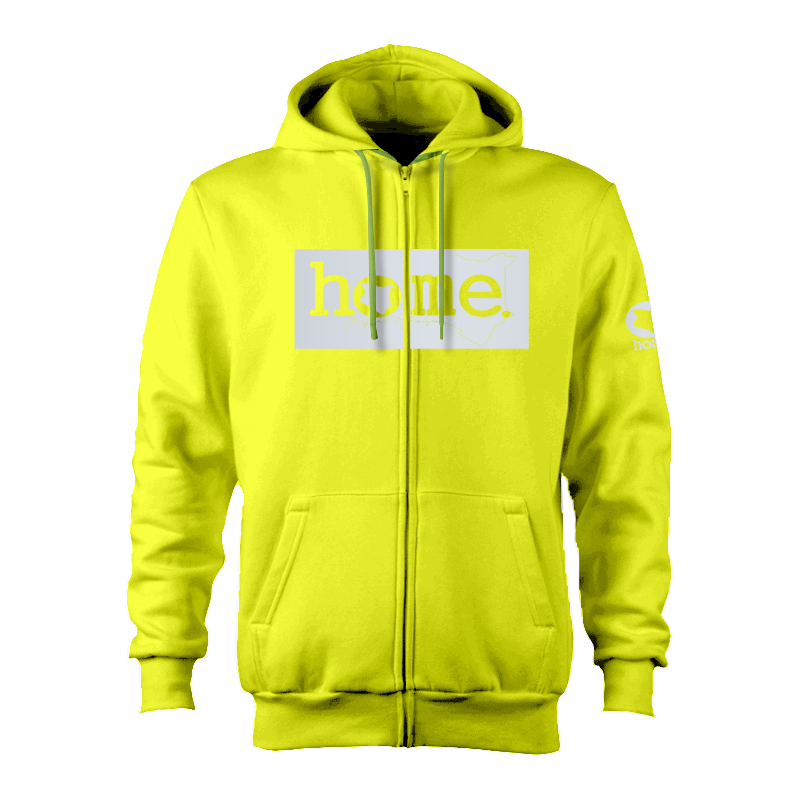 Zip-up Hoodie - Lime Green (Heavy Fabric)