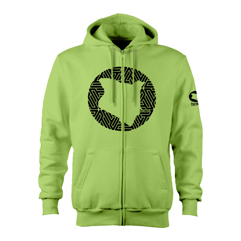 Zip-up Hoodie - Mint Green (Heavy Fabric)