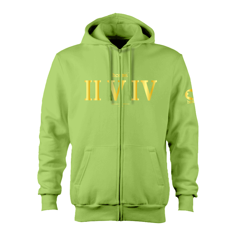 Kids Zip-Up Hoodie  - Mint Green (Heavy Fabric)