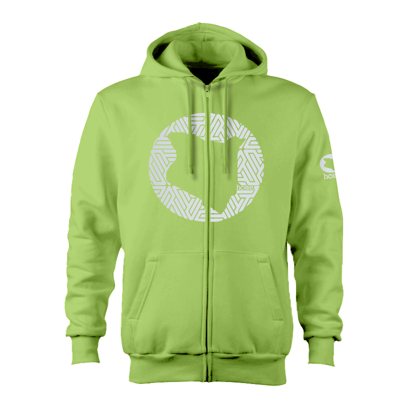 Kids Zip-Up Hoodie  - Mint Green (Heavy Fabric)