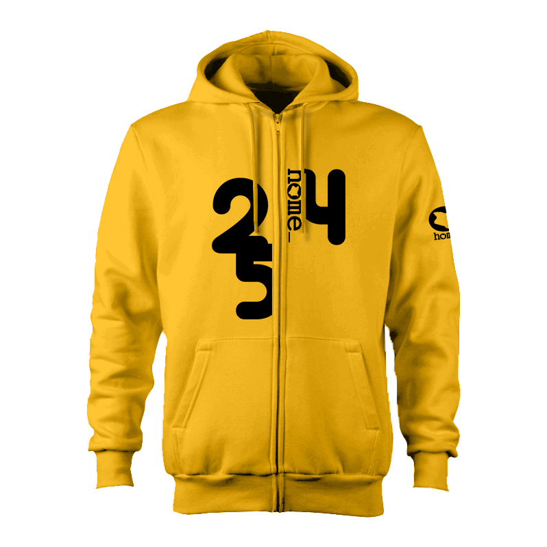 Zip-up Hoodie  - Mustard Yellow (Heavy Fabric)