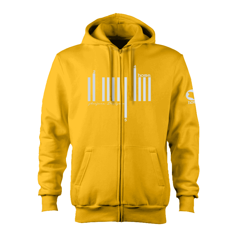 Kids Zip-Up Hoodie  - Mustard Yellow (Heavy Fabric)