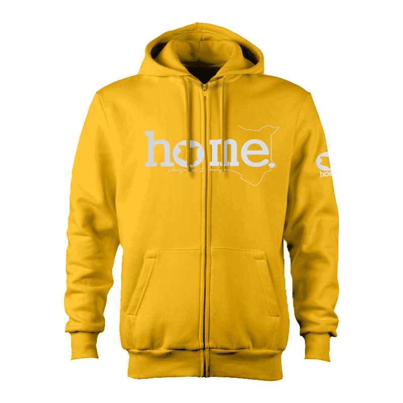 Zip-up Hoodie  - Mustard Yellow (Heavy Fabric)