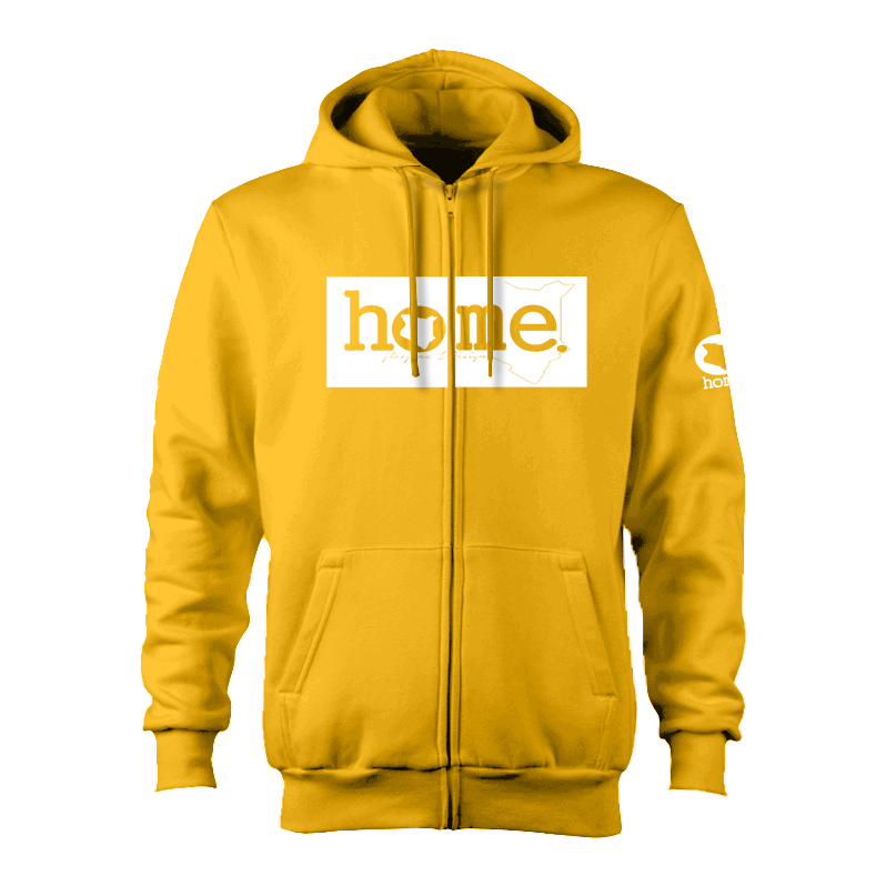 Kids Zip-Up Hoodie  - Mustard Yellow (Heavy Fabric)