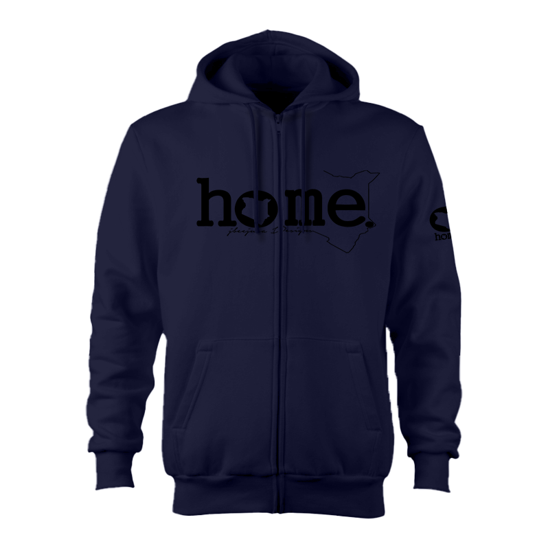 Zip-up Hoodie  - Navy Blue (Heavy Fabric)