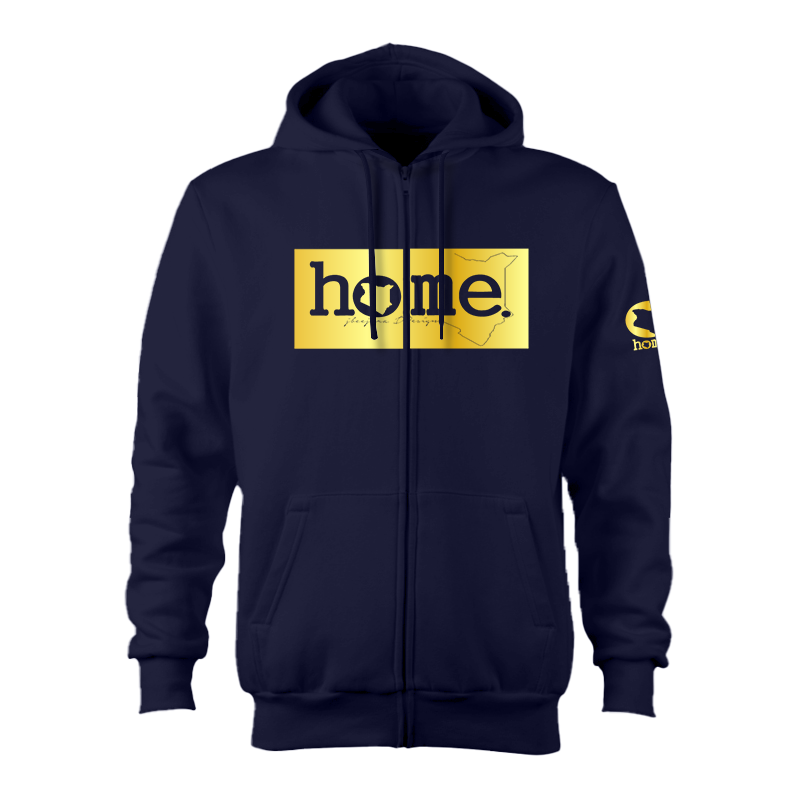 Zip-up Hoodie  - Navy Blue (Heavy Fabric)