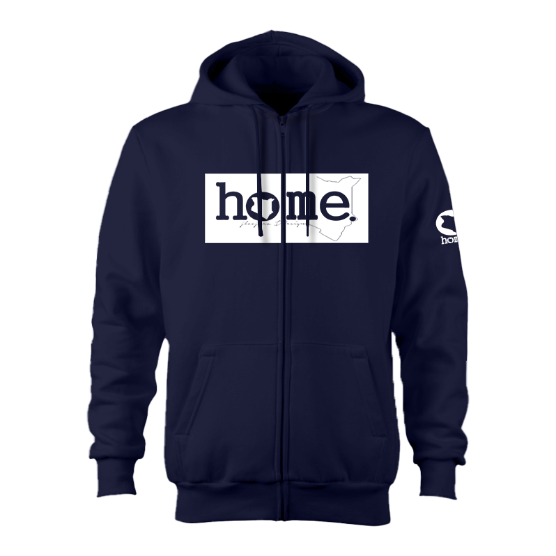 Zip-up Hoodie  - Navy Blue (Heavy Fabric)