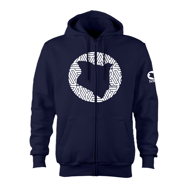 Zip-up Hoodie  - Navy Blue (Heavy Fabric)