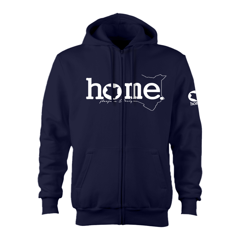 Zip-up Hoodie  - Navy Blue (Heavy Fabric)