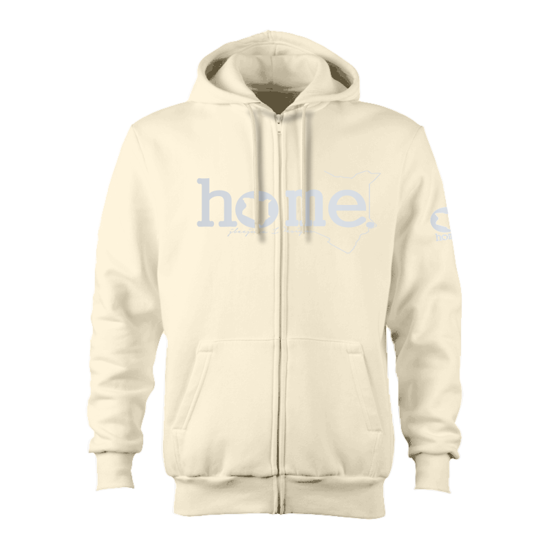 Zip-up Hoodie  - Off White (Heavy Fabric)