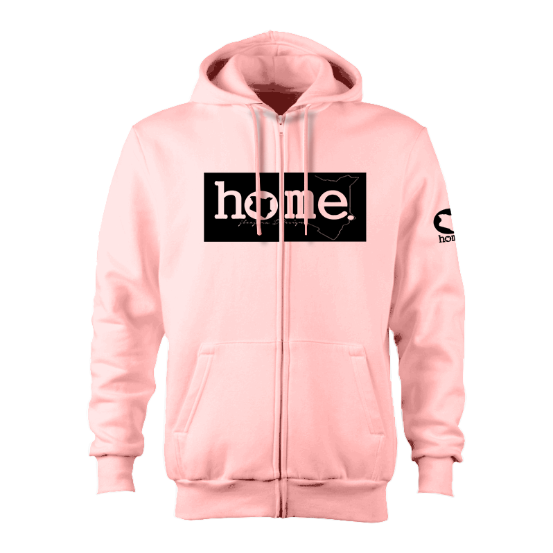 Zip-up Hoodie  - Peach (Heavy Fabric)