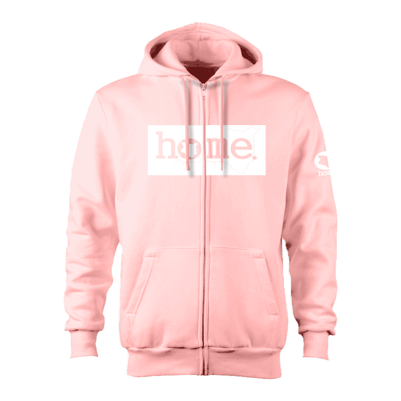 Zip-up Hoodie  - Peach (Heavy Fabric)