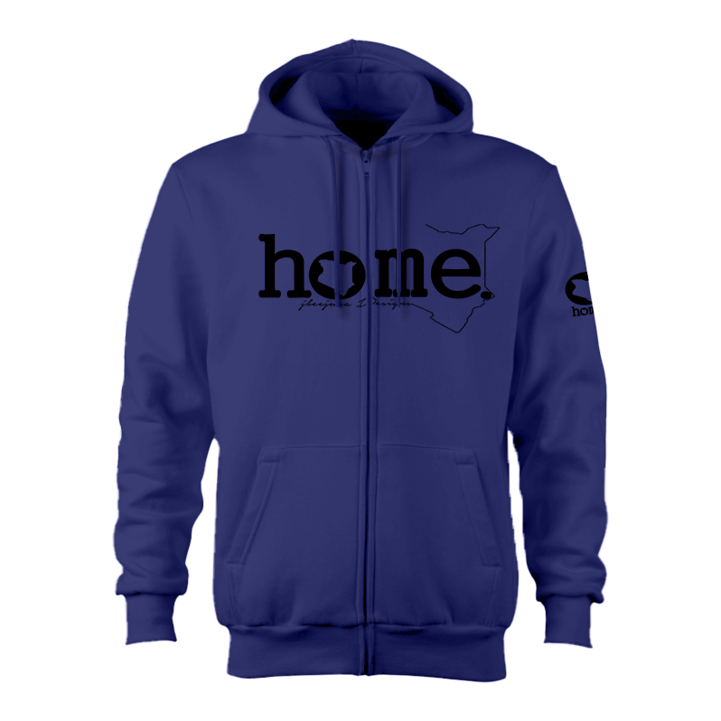 Zip-up Hoodie  - Royal Blue (Heavy Fabric)