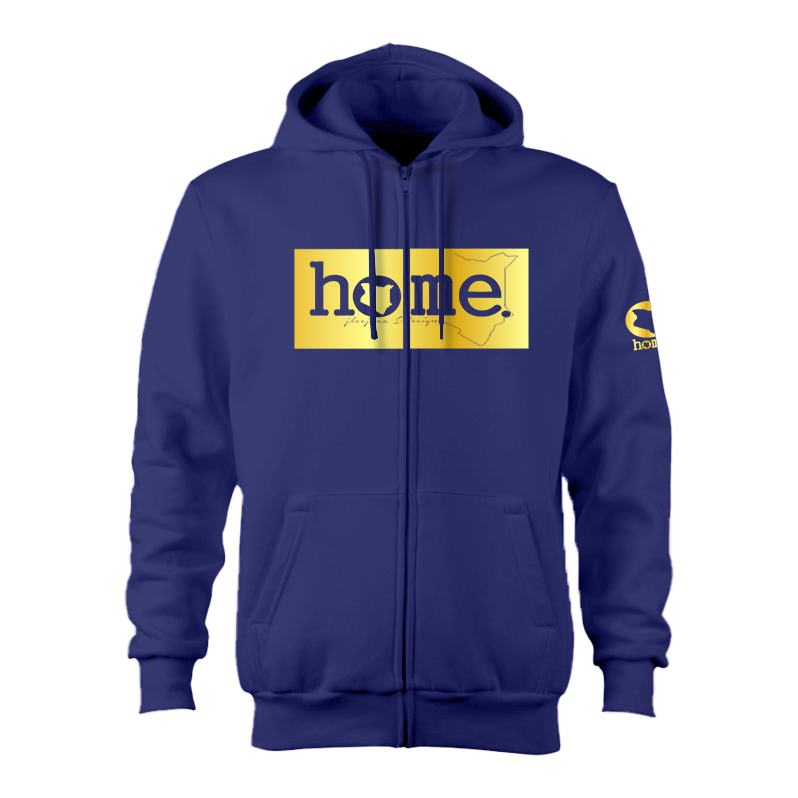 Kids Zip-Up Hoodie  - Royal Blue (Heavy Fabric)