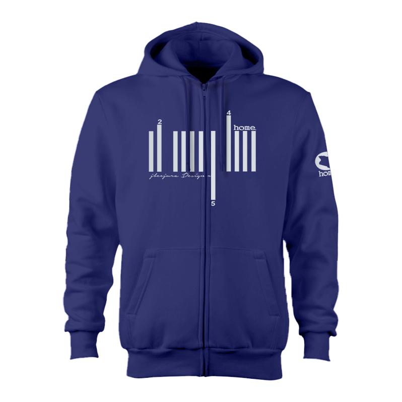 Zip-up Hoodie  - Royal Blue (Heavy Fabric)