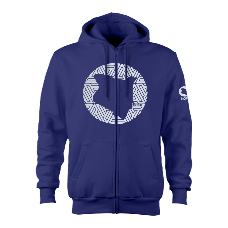 Zip-up Hoodie  - Royal Blue (Heavy Fabric)