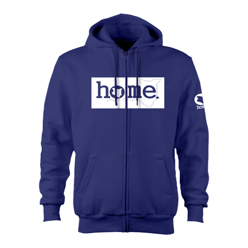 Zip-up Hoodie  - Royal Blue (Heavy Fabric)