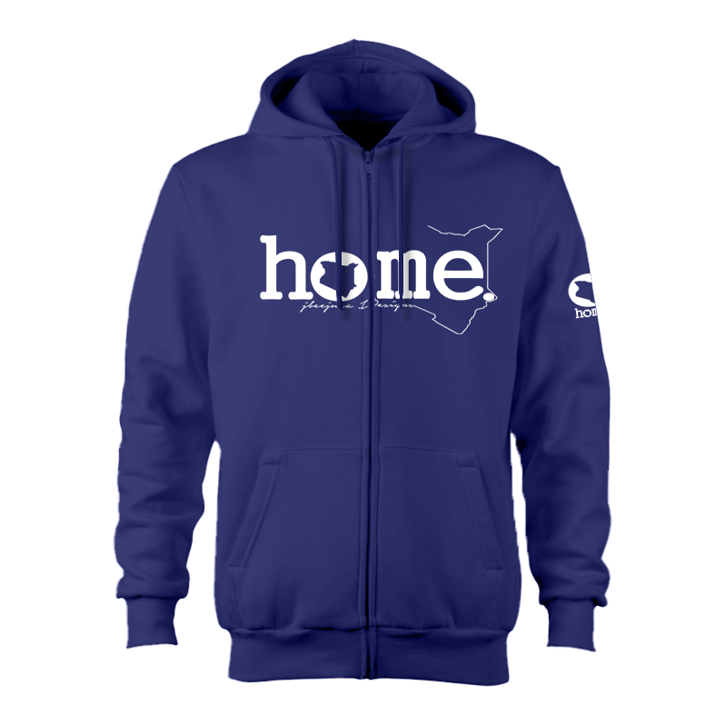 Zip-up Hoodie  - Royal Blue (Heavy Fabric)