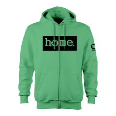Zip-up Hoodie - Turquoise Green (Heavy Fabric)