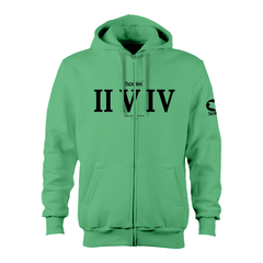 Zip-up Hoodie - Deep Turquoise (Heavy Fabric)