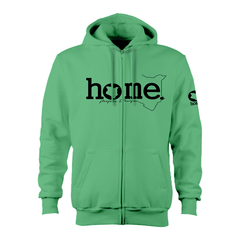 Zip-up Hoodie - Turquoise Green (Heavy Fabric)