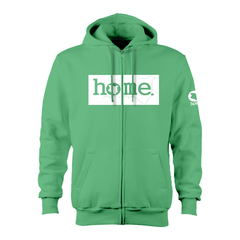 Zip-up Hoodie - Turquoise Green (Heavy Fabric)