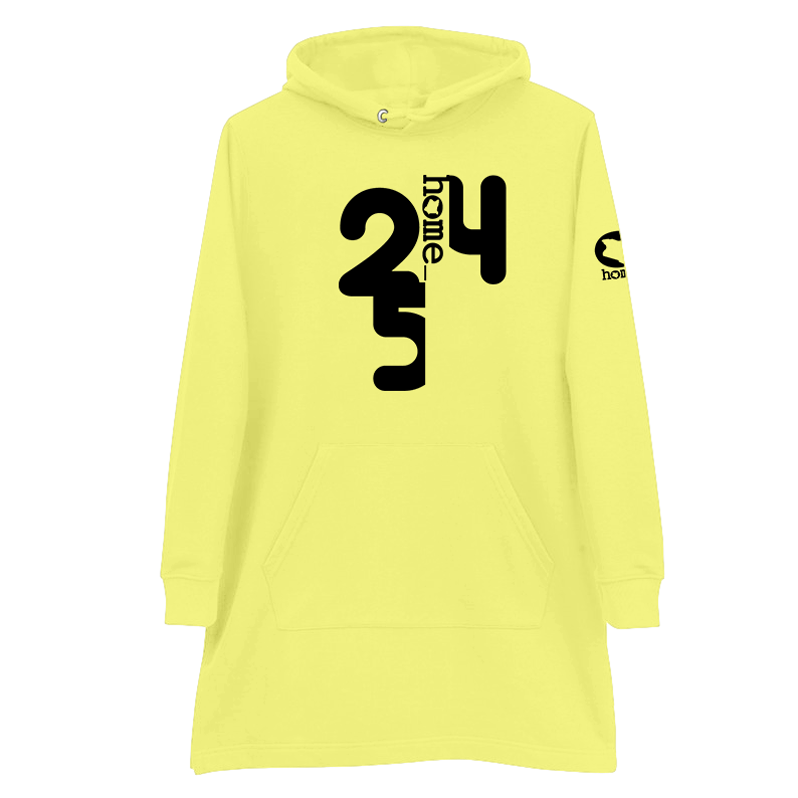 Hoodie Dress - Canary Yellow (Heavy Fabric)