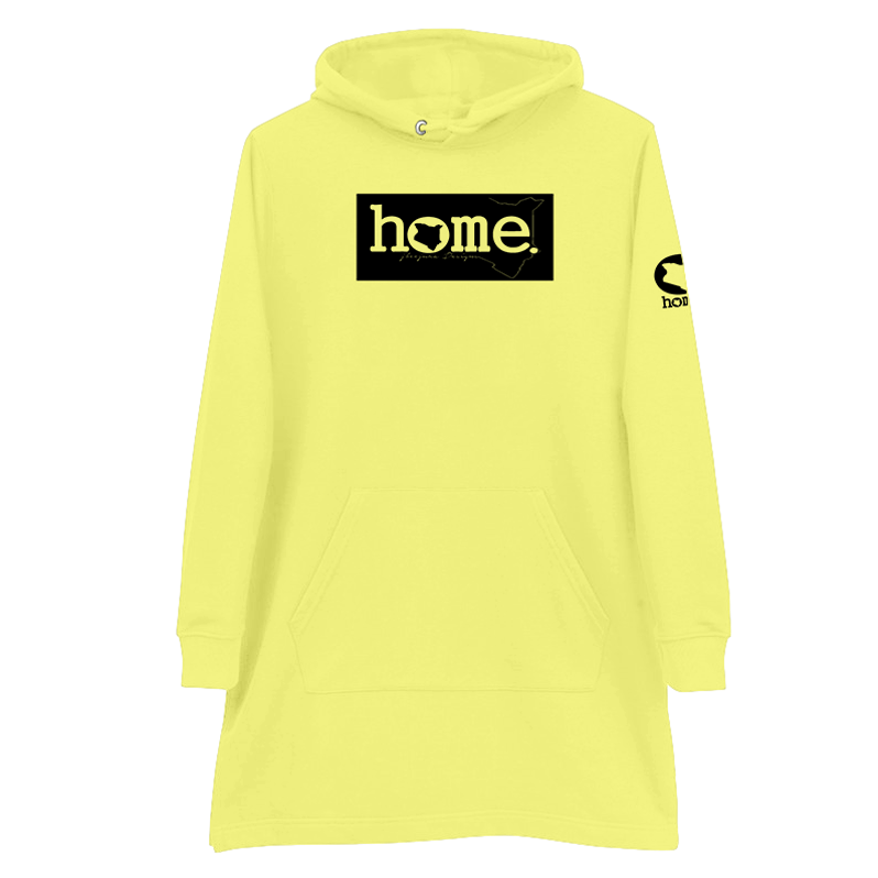 Hoodie Dress - Canary Yellow (Heavy Fabric)