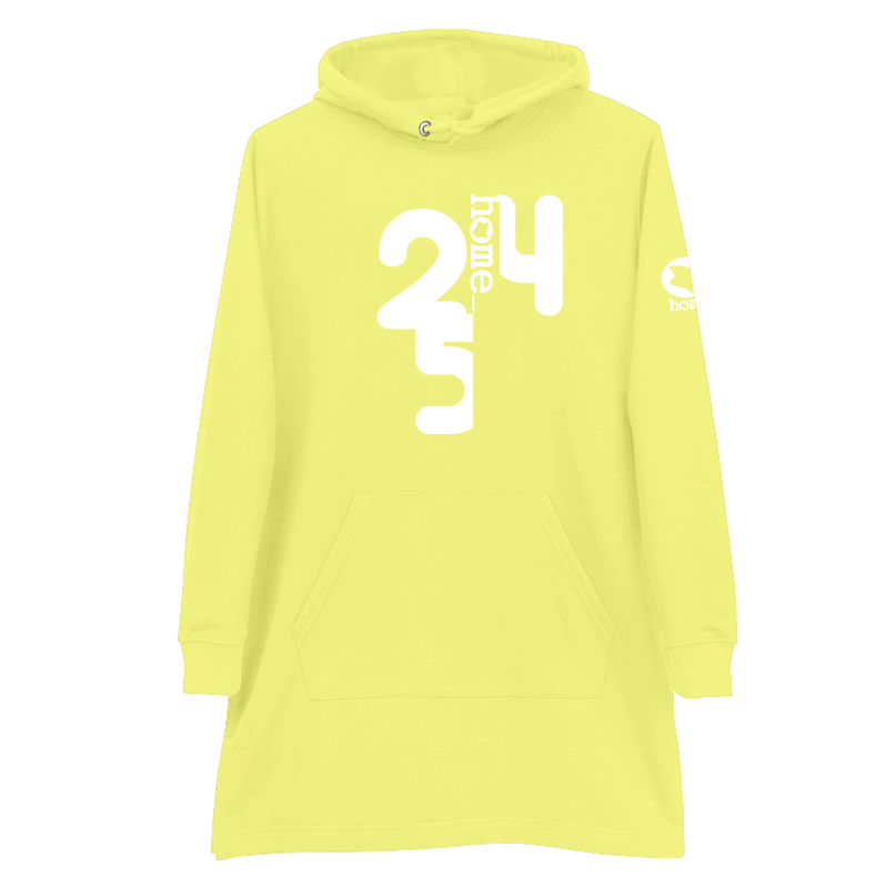 Hoodie Dress - Canary Yellow (Heavy Fabric)