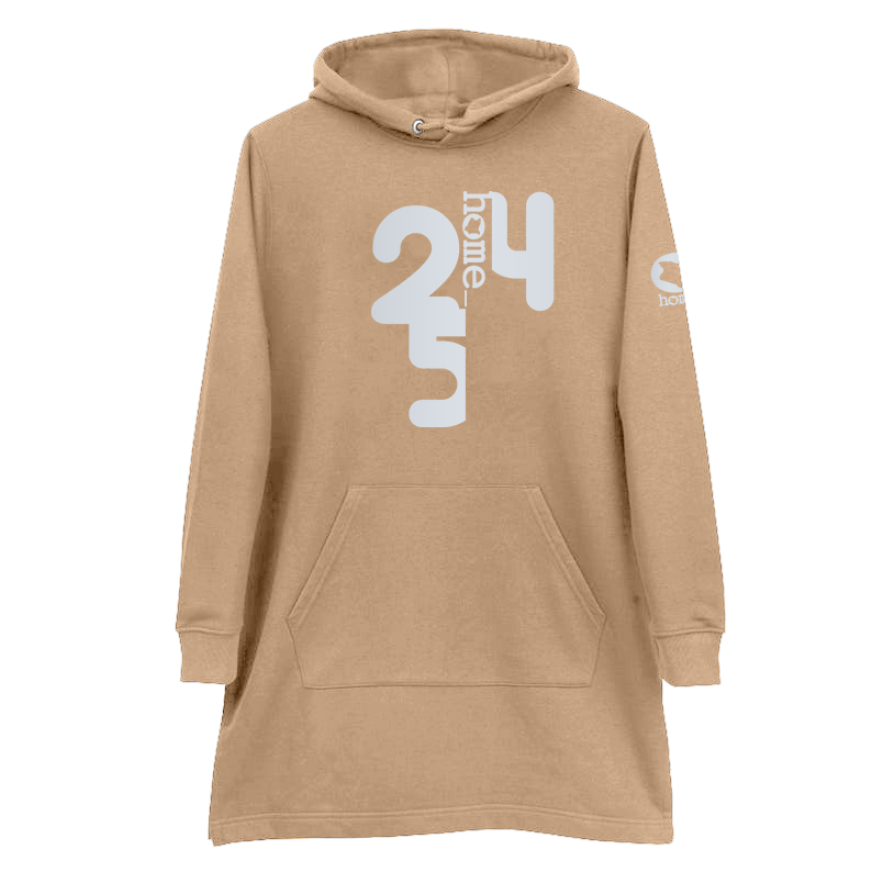 Hoodie Dress - Light Brown (Mid-Heavy Fabric)