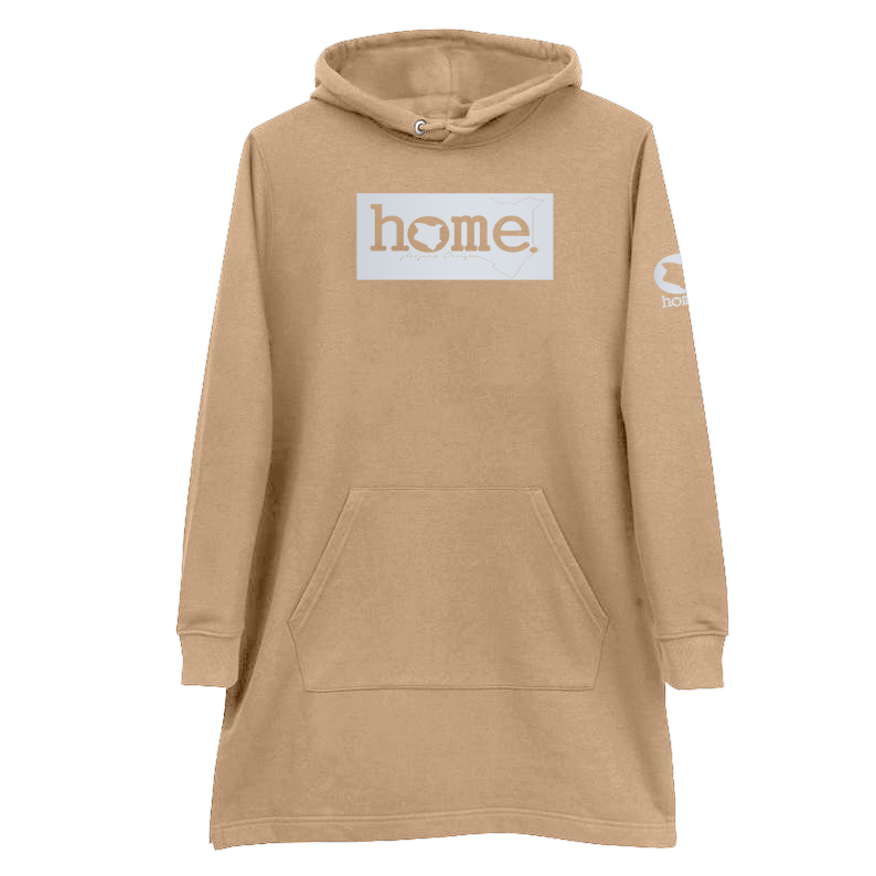 Hoodie Dress - Light Brown (Mid-Heavy Fabric)