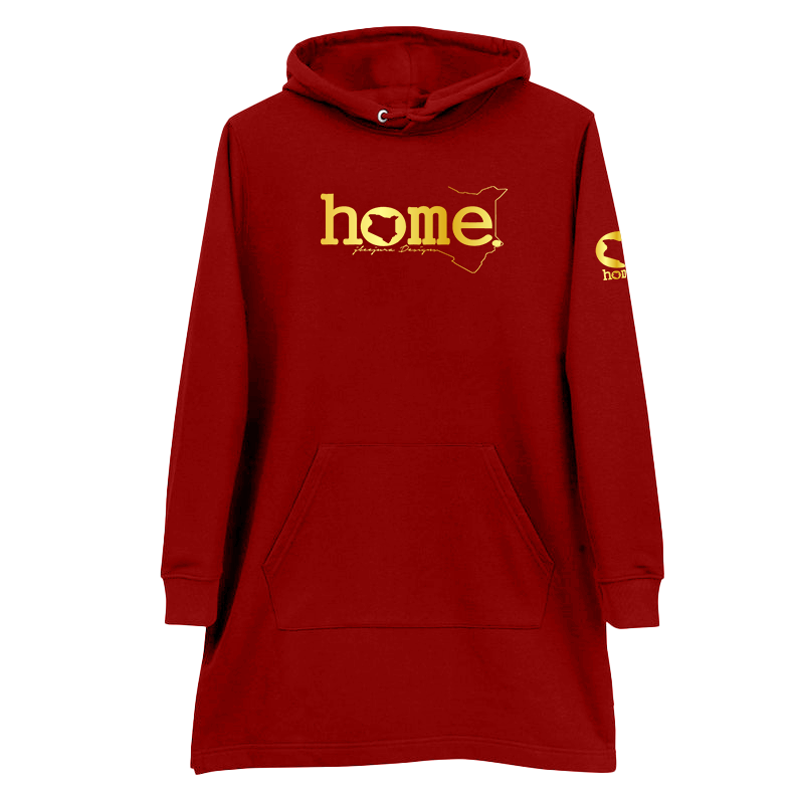 Hoodie Dress - Maroon (Mid-Heavy Fabric)