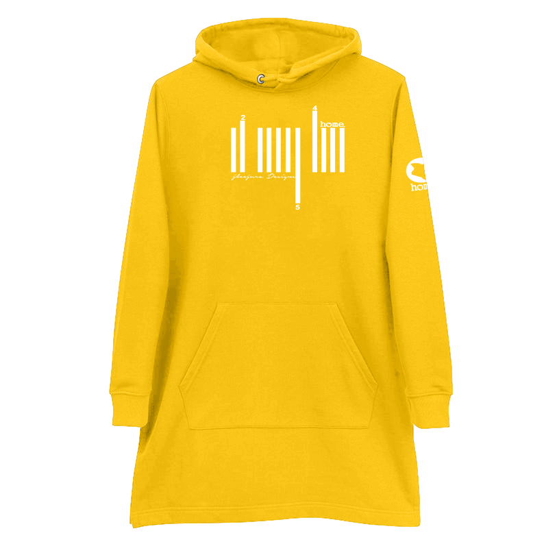 Hoodie Dress - Mustard Yellow (Heavy Fabric)