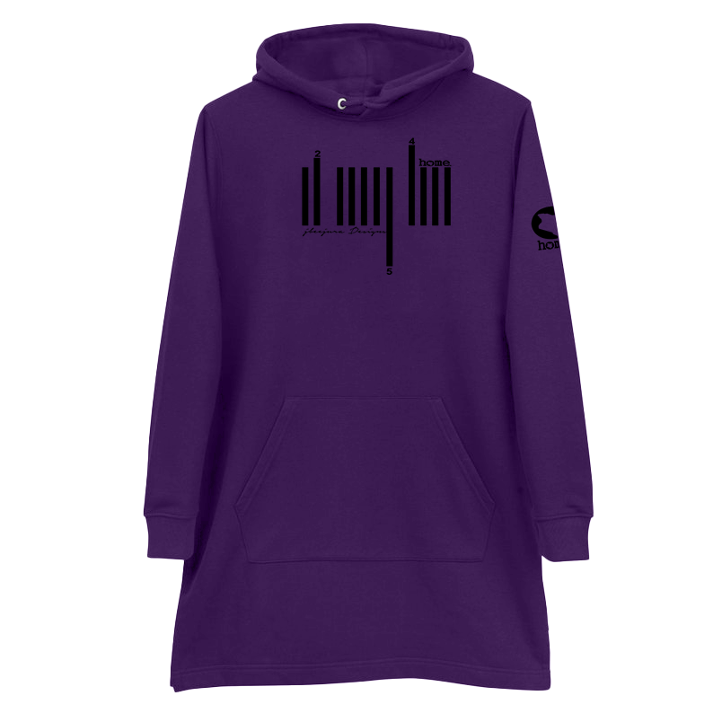 Hoodie Dress - Purple (Heavy Fabric)