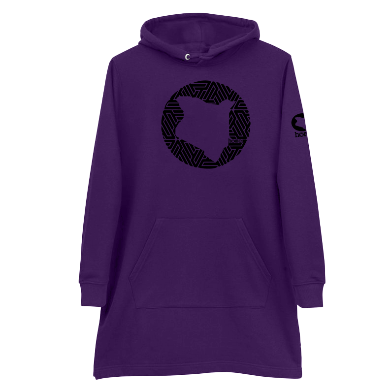 Hoodie Dress - Purple (Heavy Fabric)