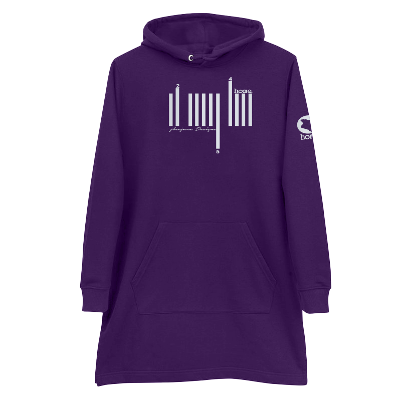 Hoodie Dress - Purple (Heavy Fabric)