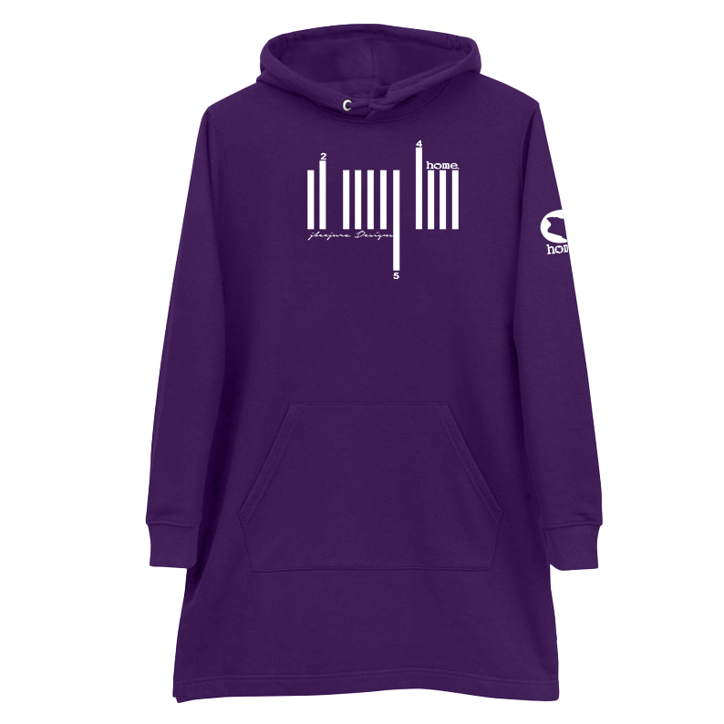 Hoodie Dress - Purple (Heavy Fabric)