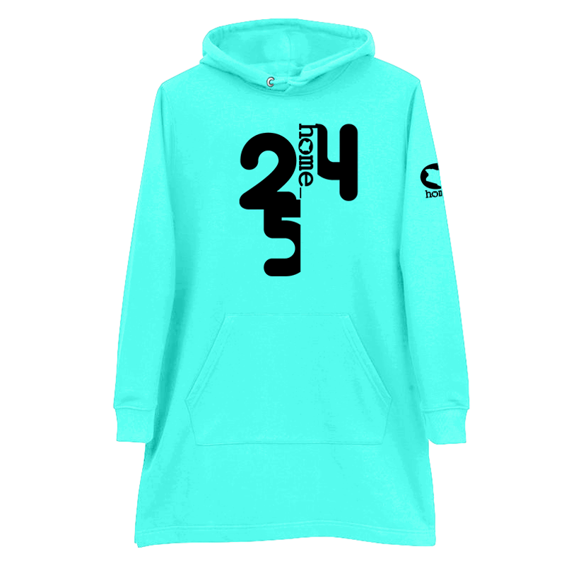 Hoodie Dress - Deep Turquoise (Heavy Fabric)