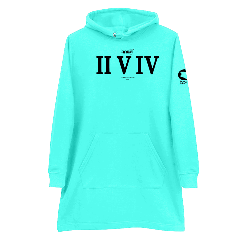 Hoodie Dress - Deep Turquoise (Heavy Fabric)