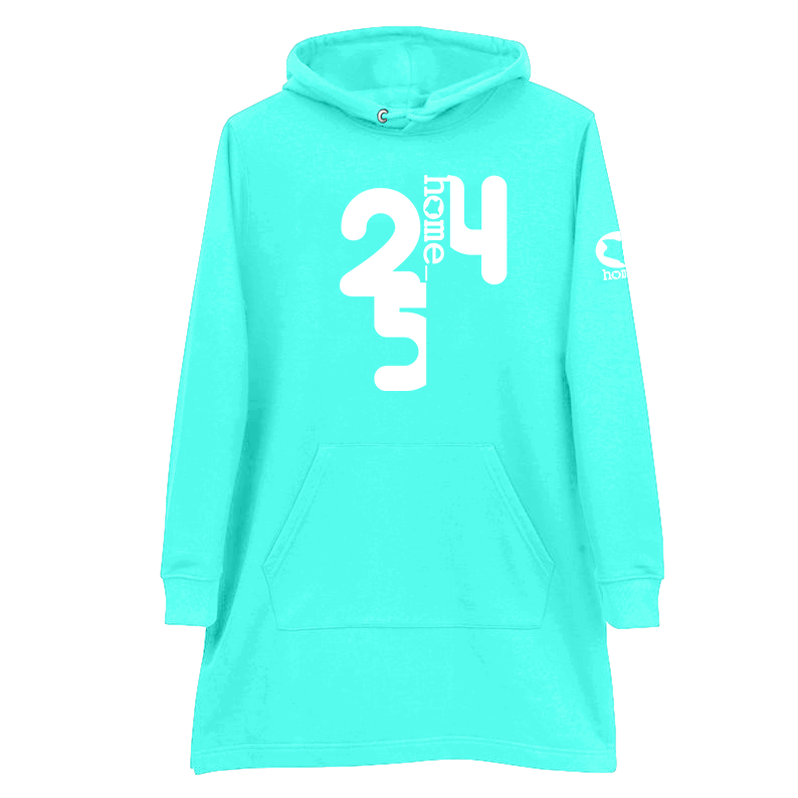 Hoodie Dress - Deep Turquoise (Heavy Fabric)