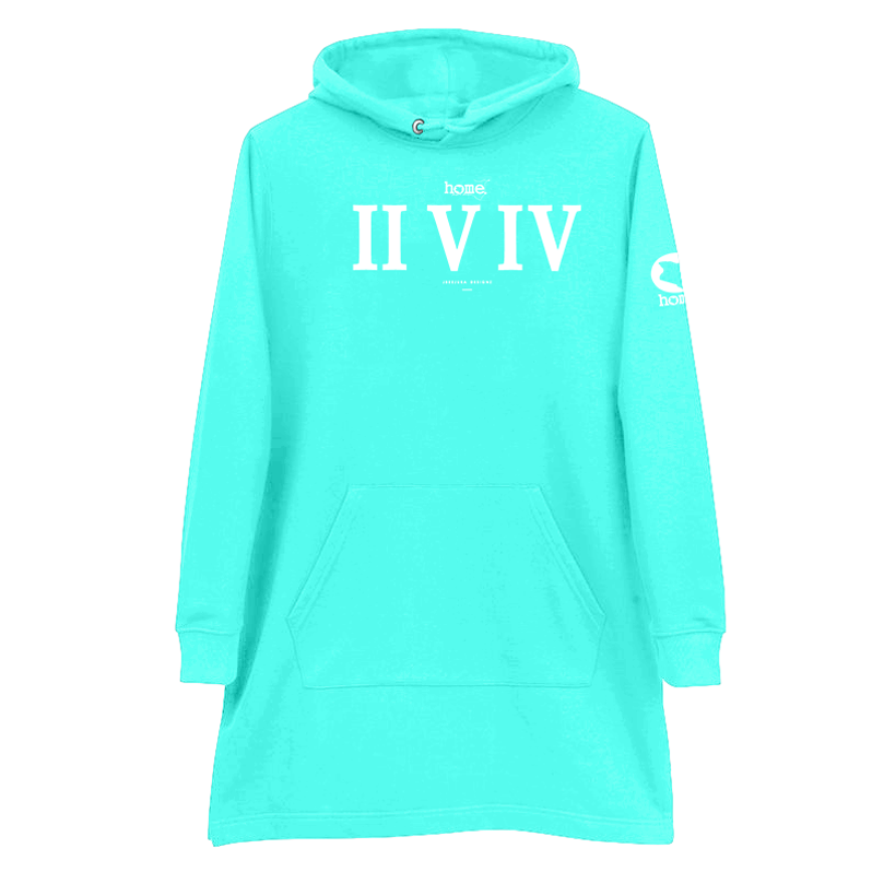 Hoodie Dress - Deep Turquoise (Heavy Fabric)