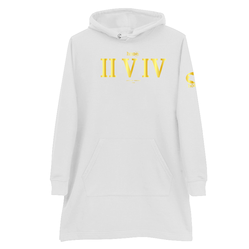 Hoodie Dress - White (Mid-Heavy Fabric)