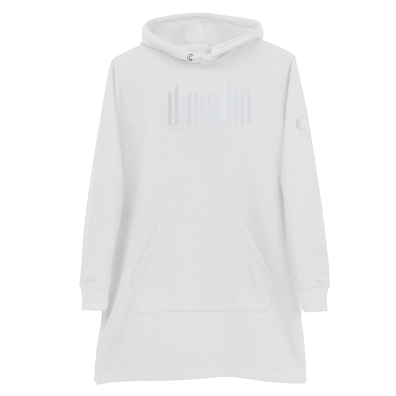 Hoodie Dress - White (Heavy Fabric)