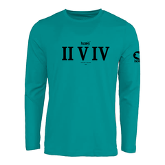 Long Sleeve T-Shirt - Cyan Green