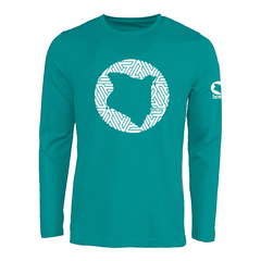 Long Sleeve T-Shirt - Cyan Green
