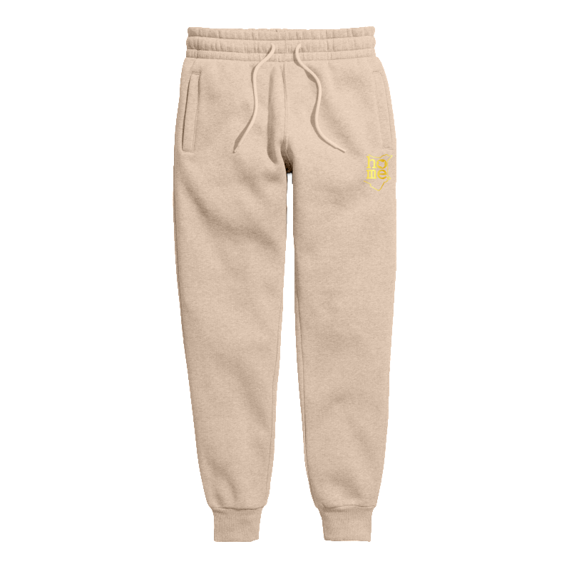 Womens Sweatpants - Light Brown (Mid-Heavy Fabric)