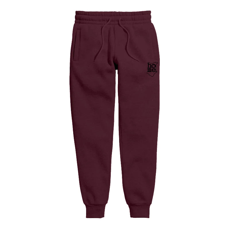 Mens Sweatpants - Maroon (Mid-Heavy Fabric)